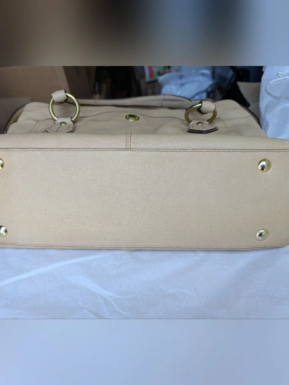 Coach Addison Spectator XL Beige  Satchel